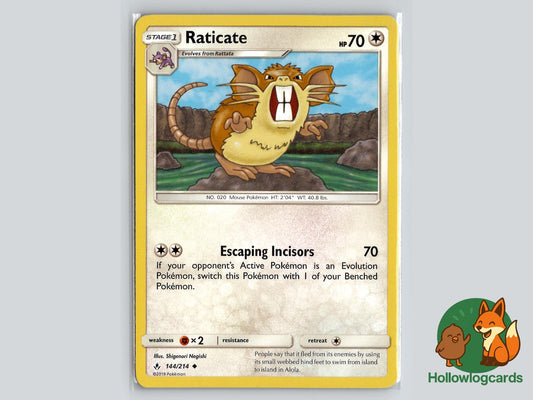 Raticate (144/214) - Unbroken Bonds Pokémon Card