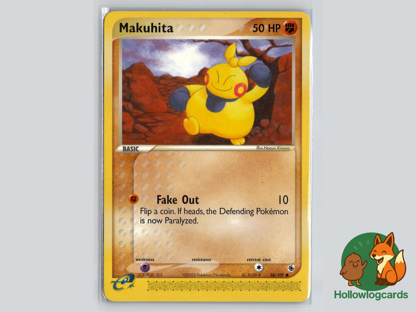 Makuhita (58/109) - Ruby & Sapphire Pokémon Card