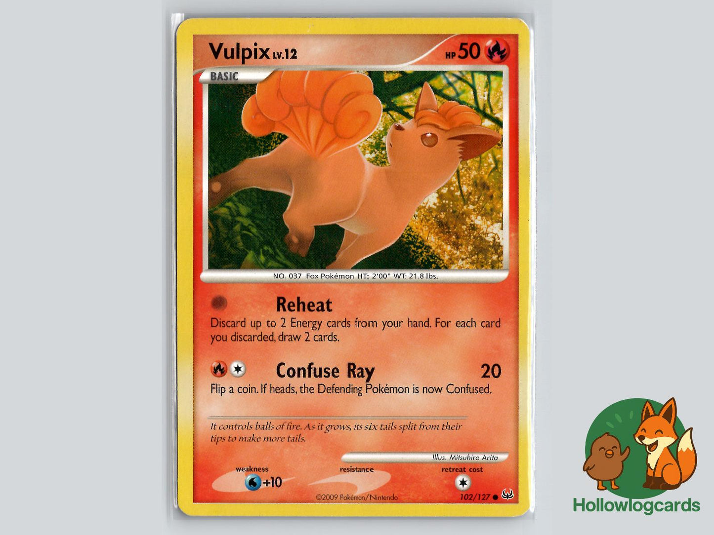 Vulpix (102/127) - Platinum Pokémon Card