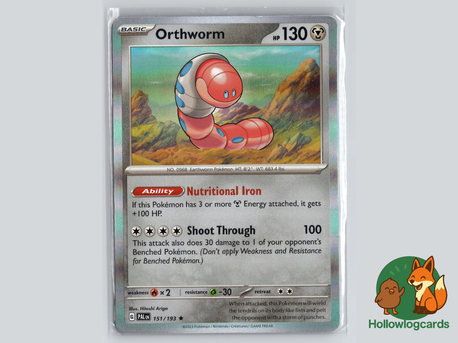 Orthworm (151/193) - Paldea Evolved Pokémon Card