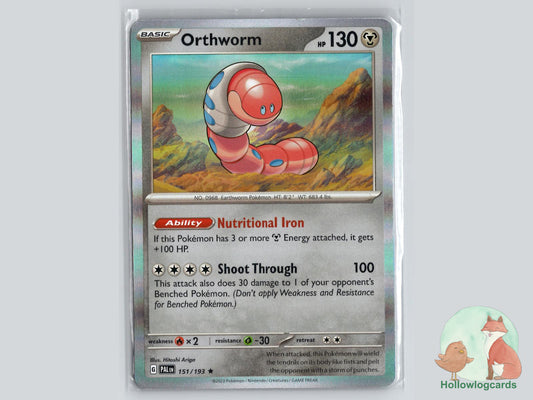Orthworm (151/193) - Paldea Evolved Pokémon Card