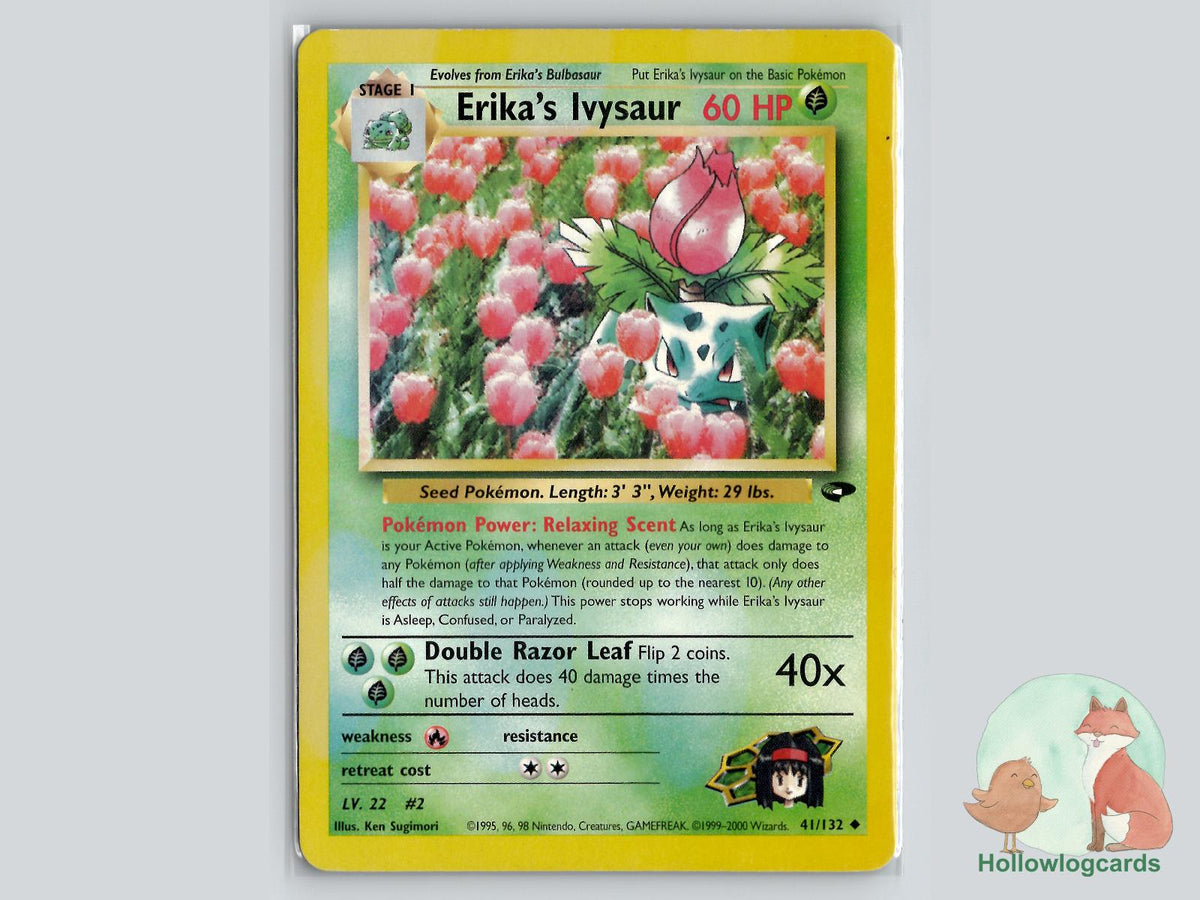 Erika's Ivysaur (41/132) - Gym Challenge Pokémon Card