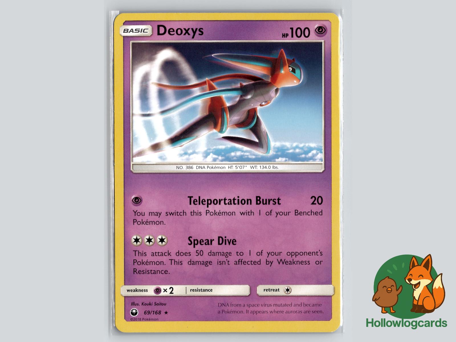 Deoxys (69/168) - Celestial Storm Pokémon Card