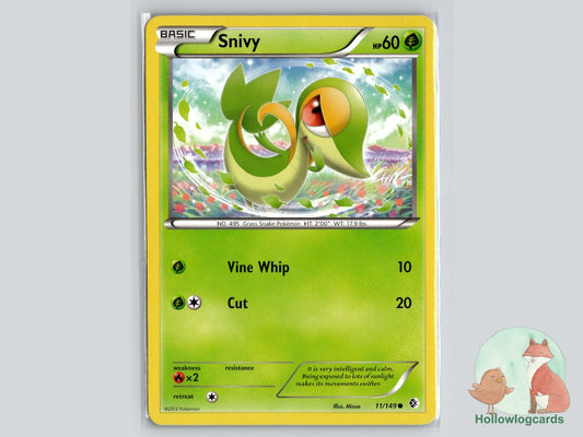 Snivy (11/149) - Boundaries Crossed Pokémon Card