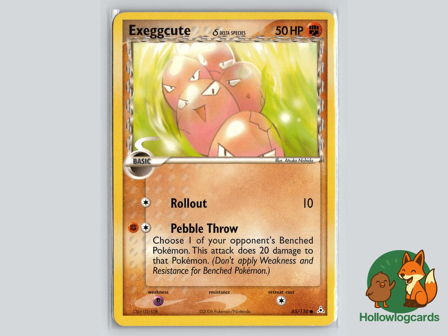 Exeggcute (65/110) - Holon Phantoms Pokémon Card