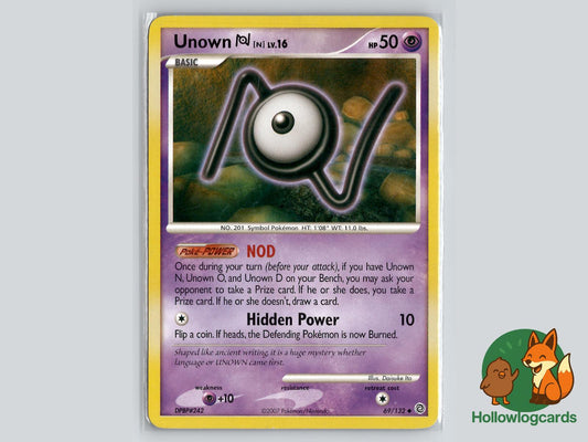 Unown [N] (69/132) - Secret Wonders Pokémon Card