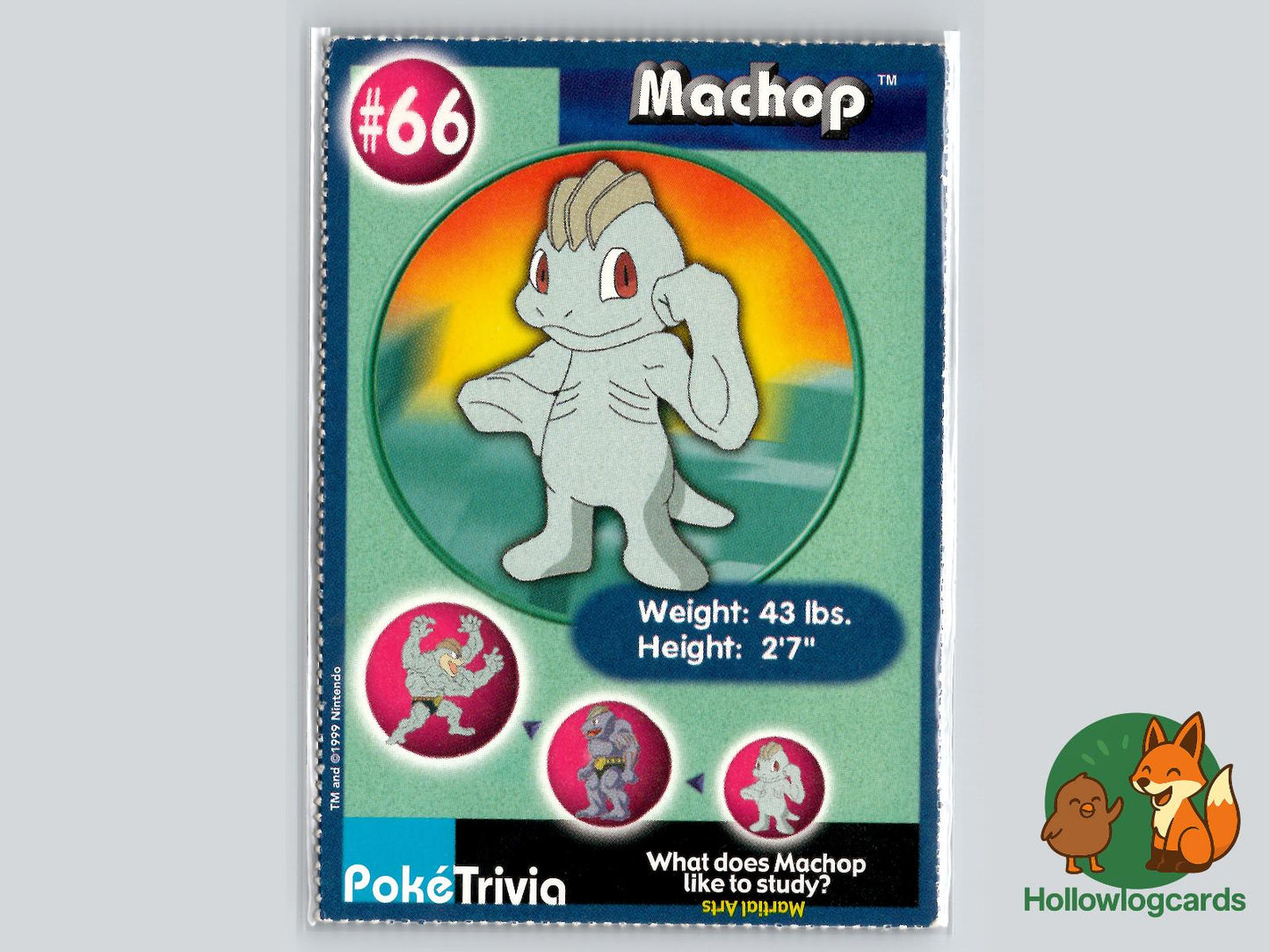 Machop (66) Pokémon Card