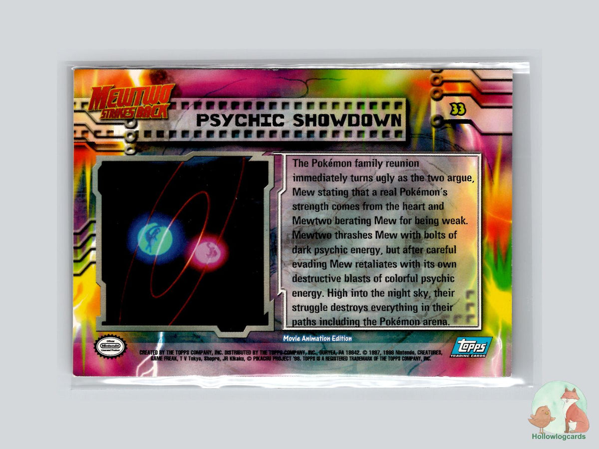 Psychic Showdown [Mew, Mewtwo] (#33) - Topps Mewtwo Strikes Back