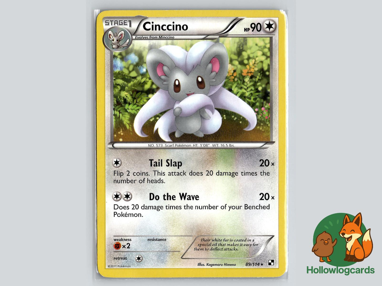 Cinccino (89/114) - Black & White Pokémon Card
