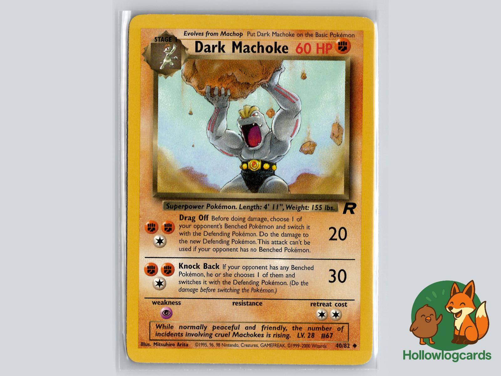 Dark Machoke (40/82) - Team Rocket Pokémon Card