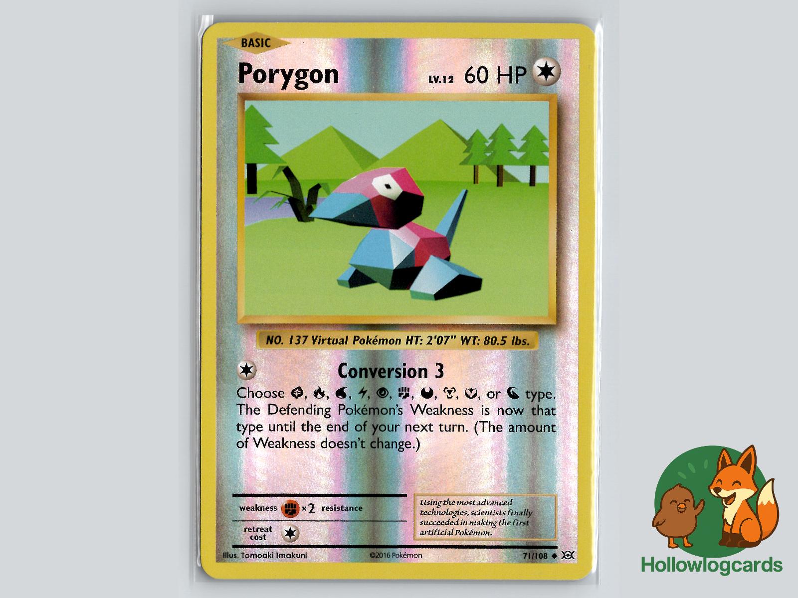 Porygon (71/108) - Evolutions Pokémon Card