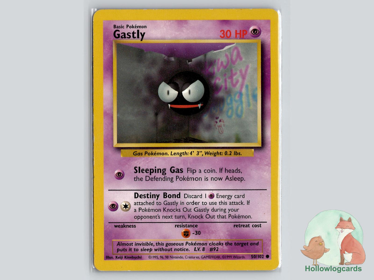 Gastly (50/102) - Base Pokémon Card