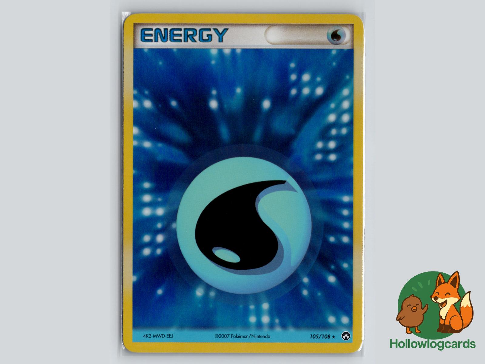 Water Energy (105/108) - Power Keepers Pokémon Card