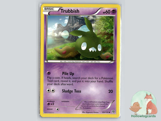 Trubbish (63/135) - Plasma Storm Pokémon Card