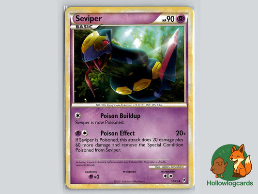 Seviper (51/95) - Call of Legends Pokémon Card