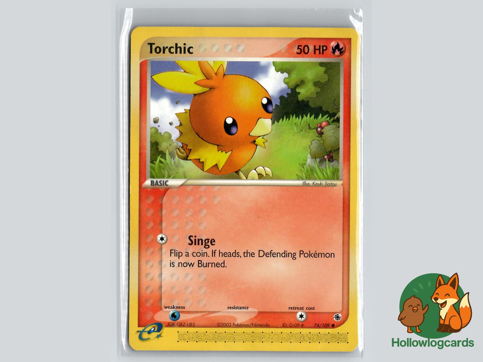 Torchic (74/109) - Ruby & Sapphire Pokémon Card