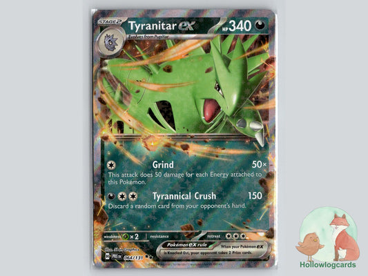 Tyranitar ex (064/131) - Prismatic Evolutions Pokémon Card