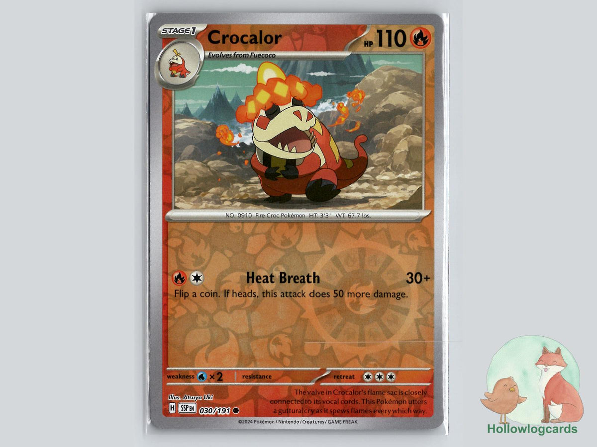 Crocalor (030/191) - Surging Sparks Pokémon Card