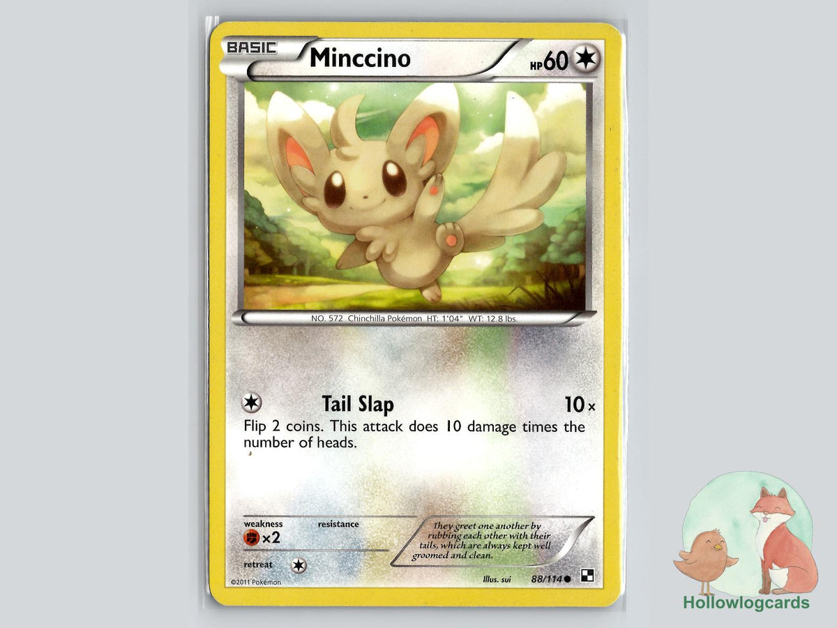 Minccino (88/114) - Black & White Pokémon Card