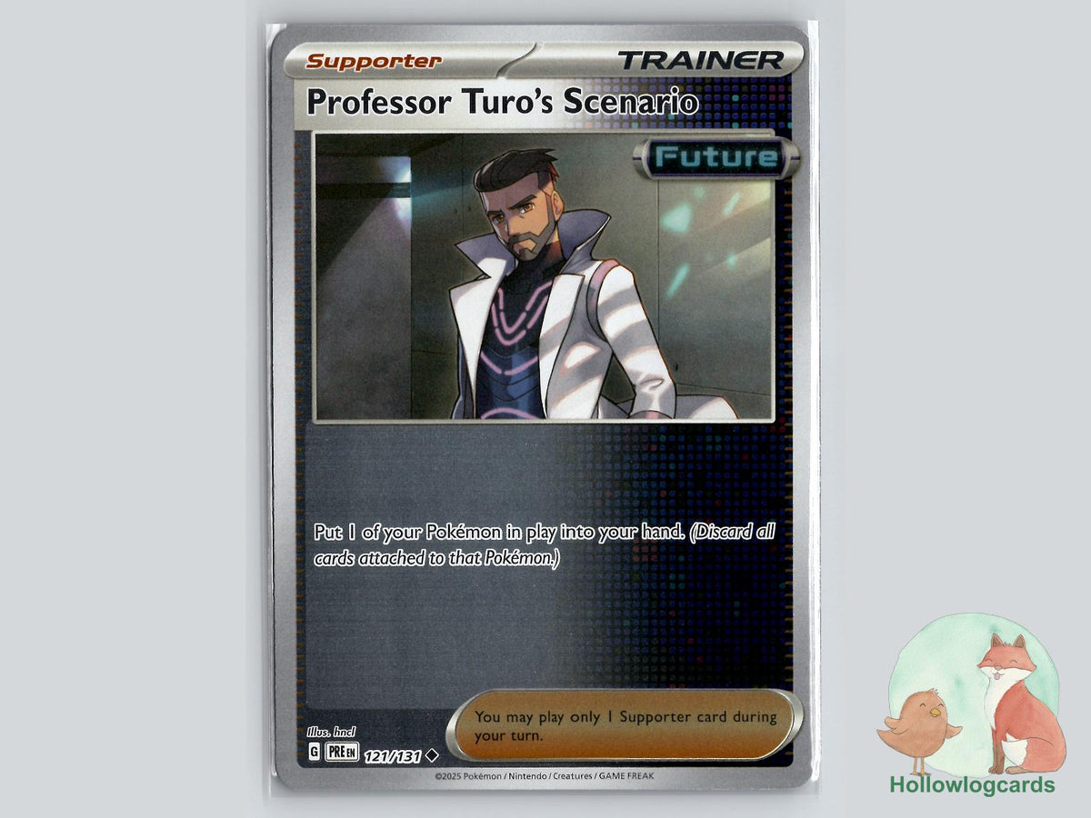 Professor Turo's Scenario (121/131) - Prismatic Evolutions Pokémon Card