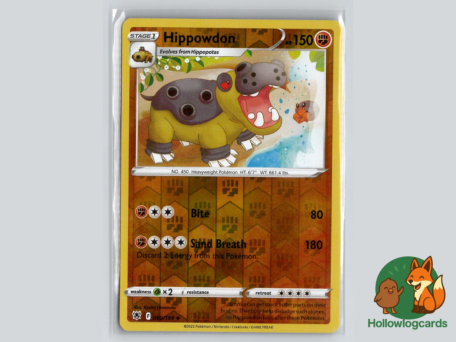 Hippowdon (080/189) - Astral Radiance Pokémon Card