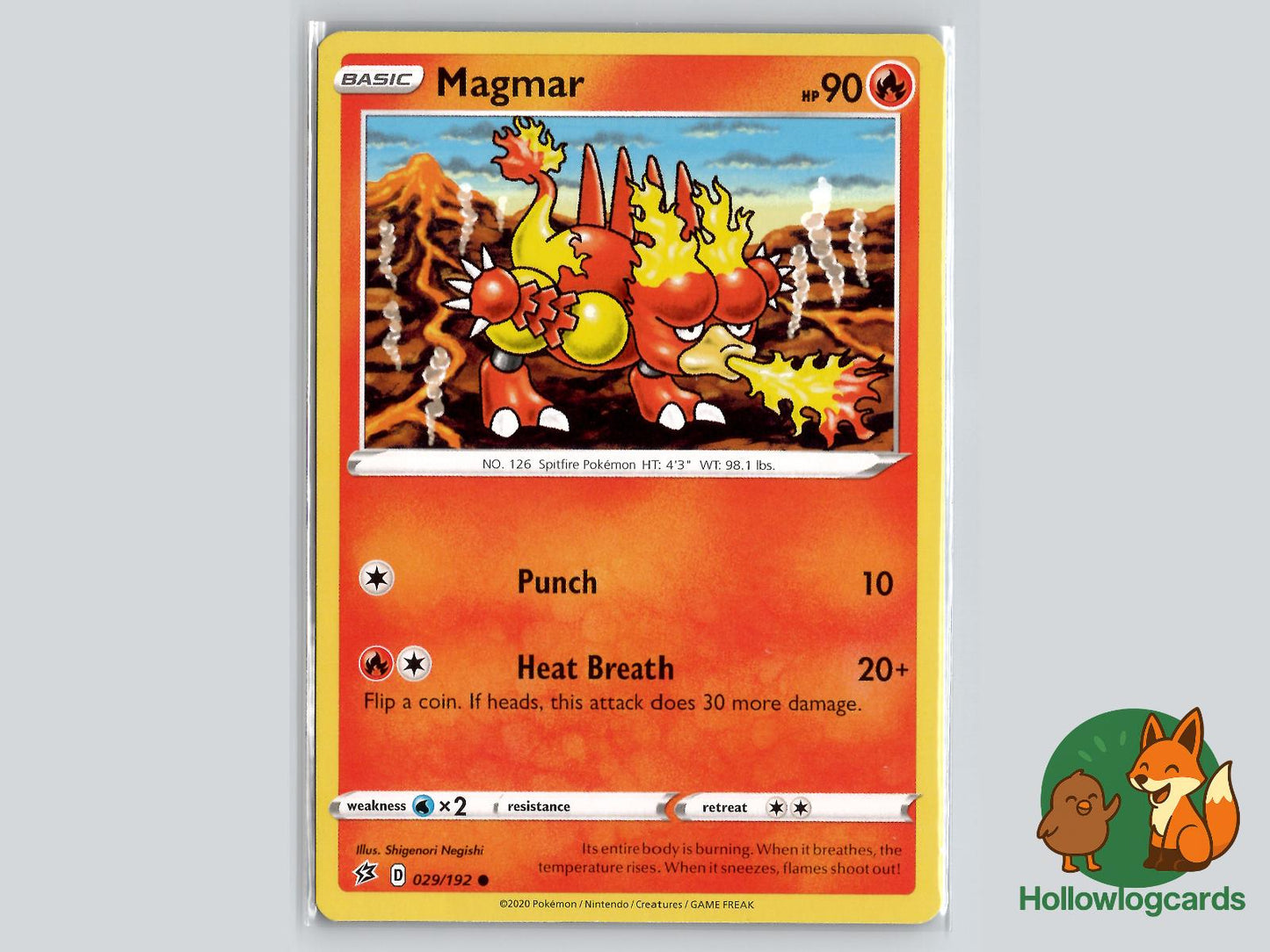 Magmar (029/192) - Rebel Clash Pokémon Card