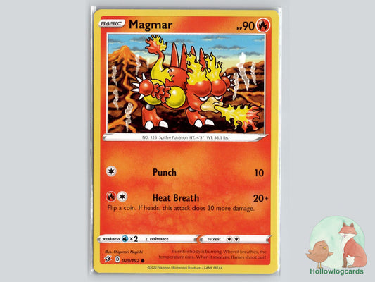 Magmar (029/192) - Rebel Clash Pokémon Card