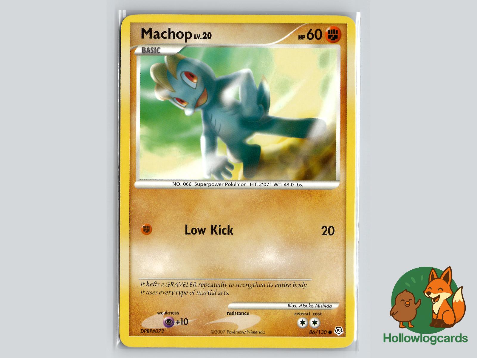 Machop (86/130) - Diamond & Pearl Pokémon Card