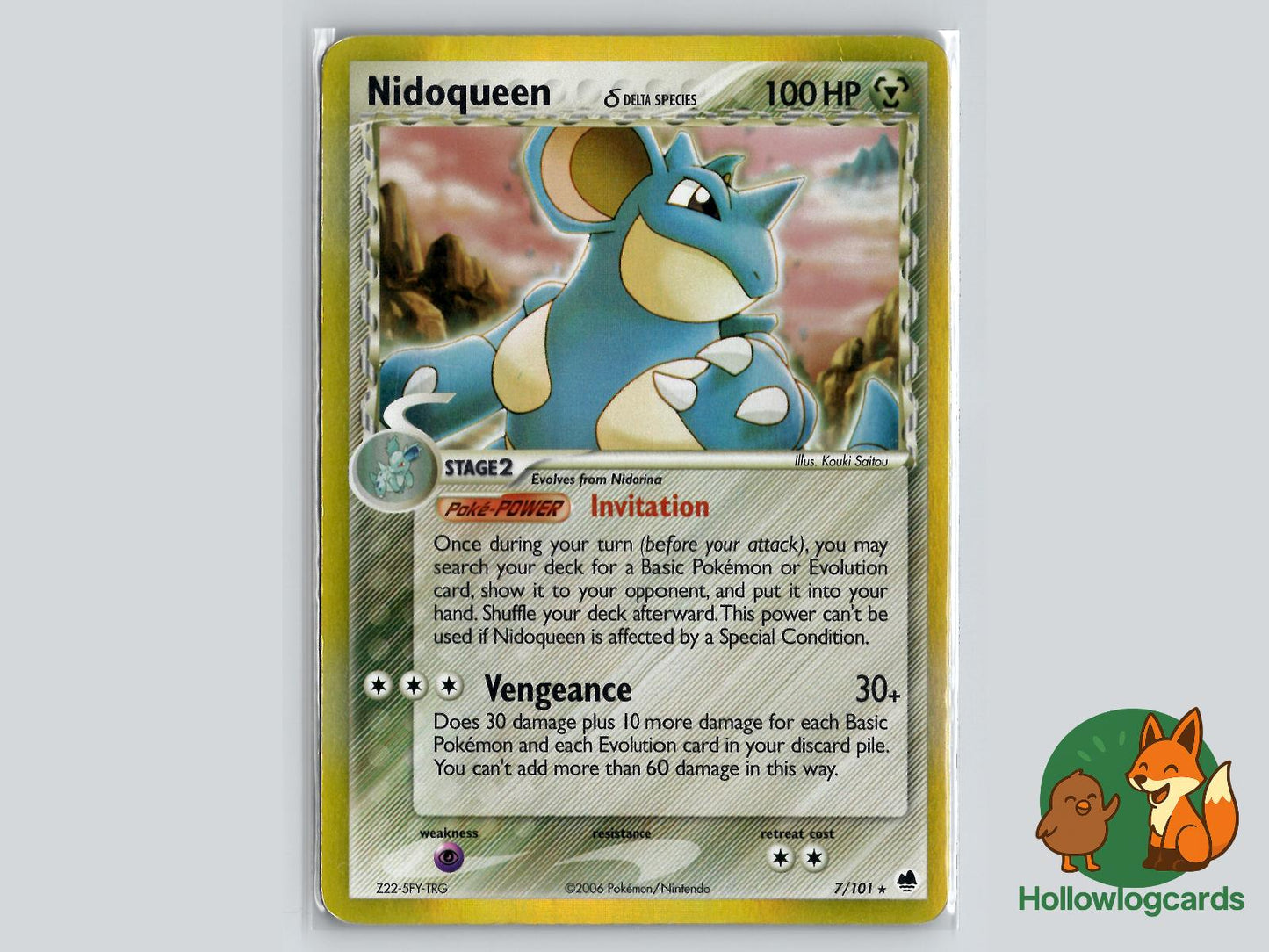 Nidoqueen (7/101) - Dragon Frontiers Pokémon Card