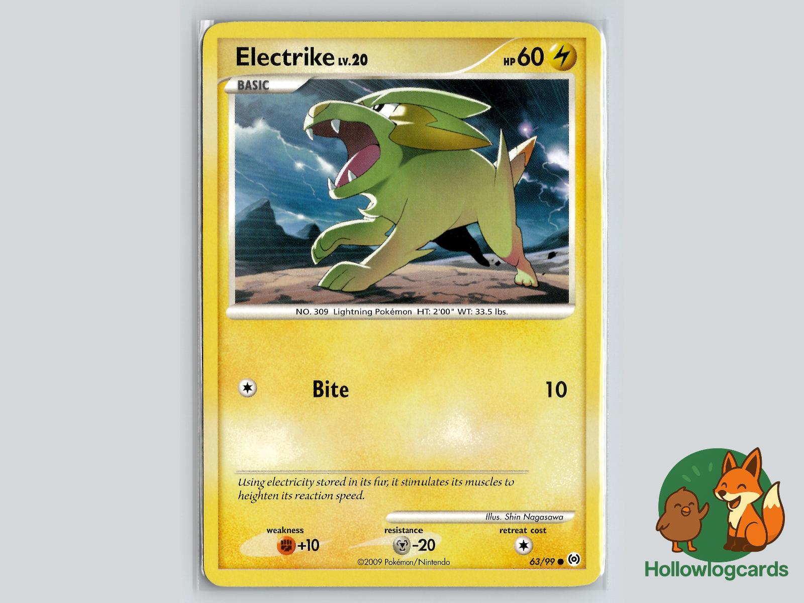 Electrike (63/99) - Arceus Pokémon Card
