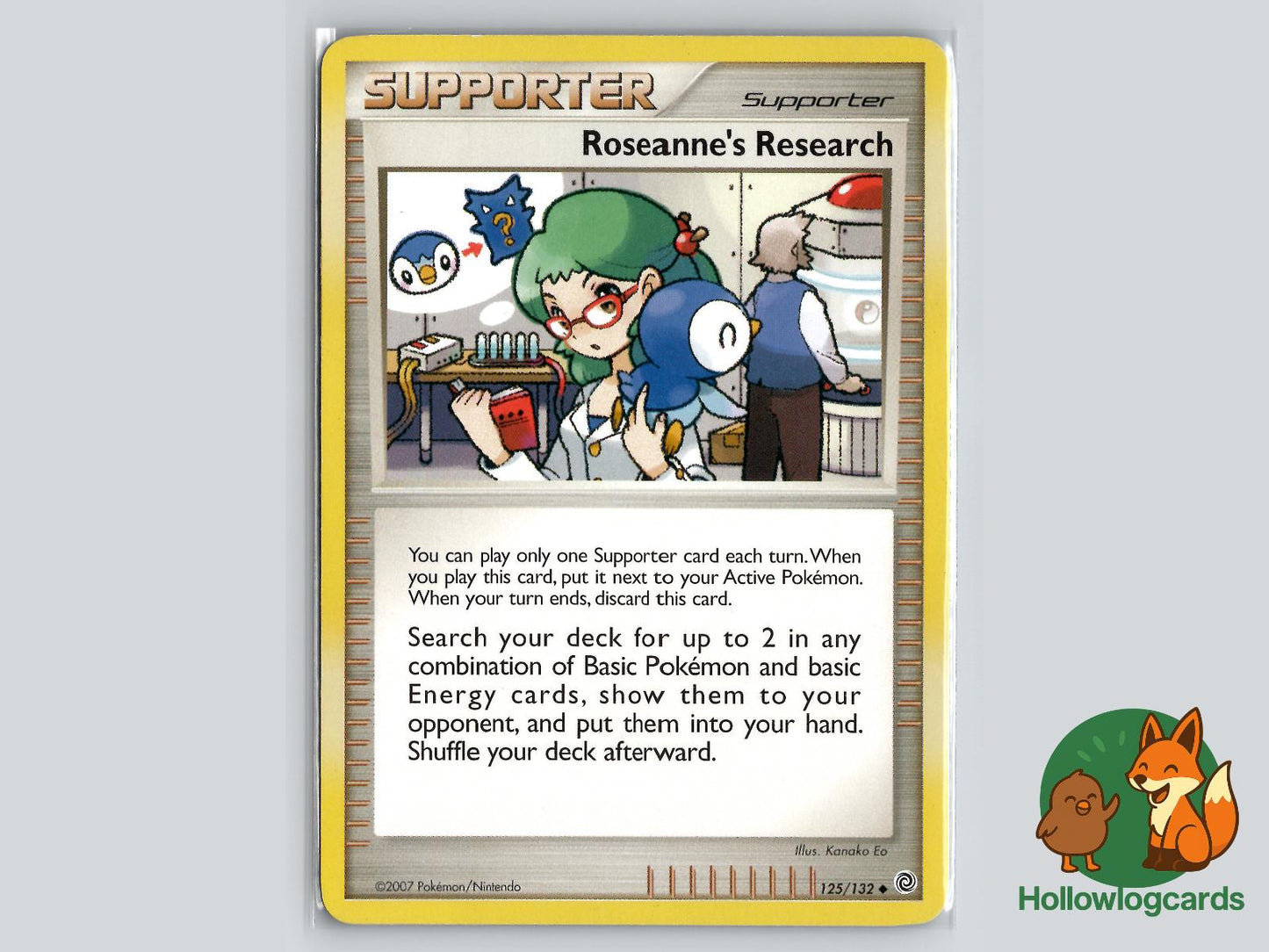 Roseanne's Research (125/132) - Secret Wonders Pokémon Card