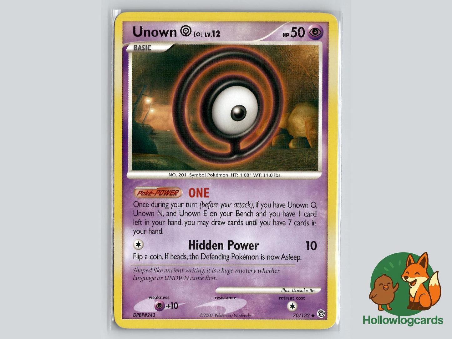Unown [O] (70/132) - Secret Wonders Pokémon Card