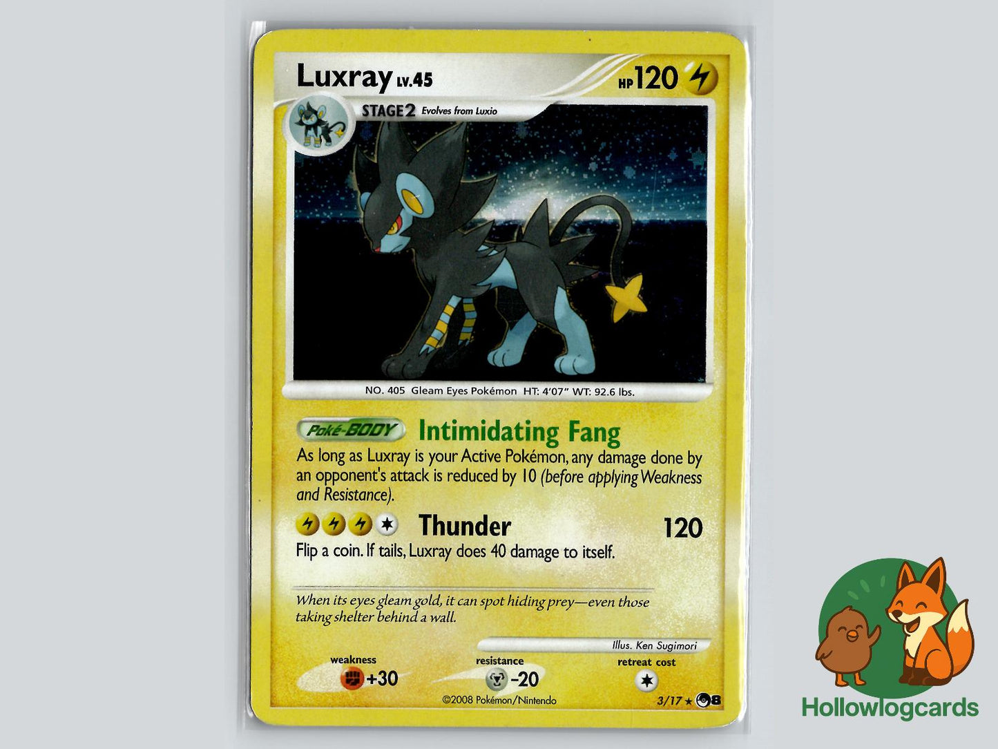 Luxray (3/17) - POP Series 8 Pokémon Card