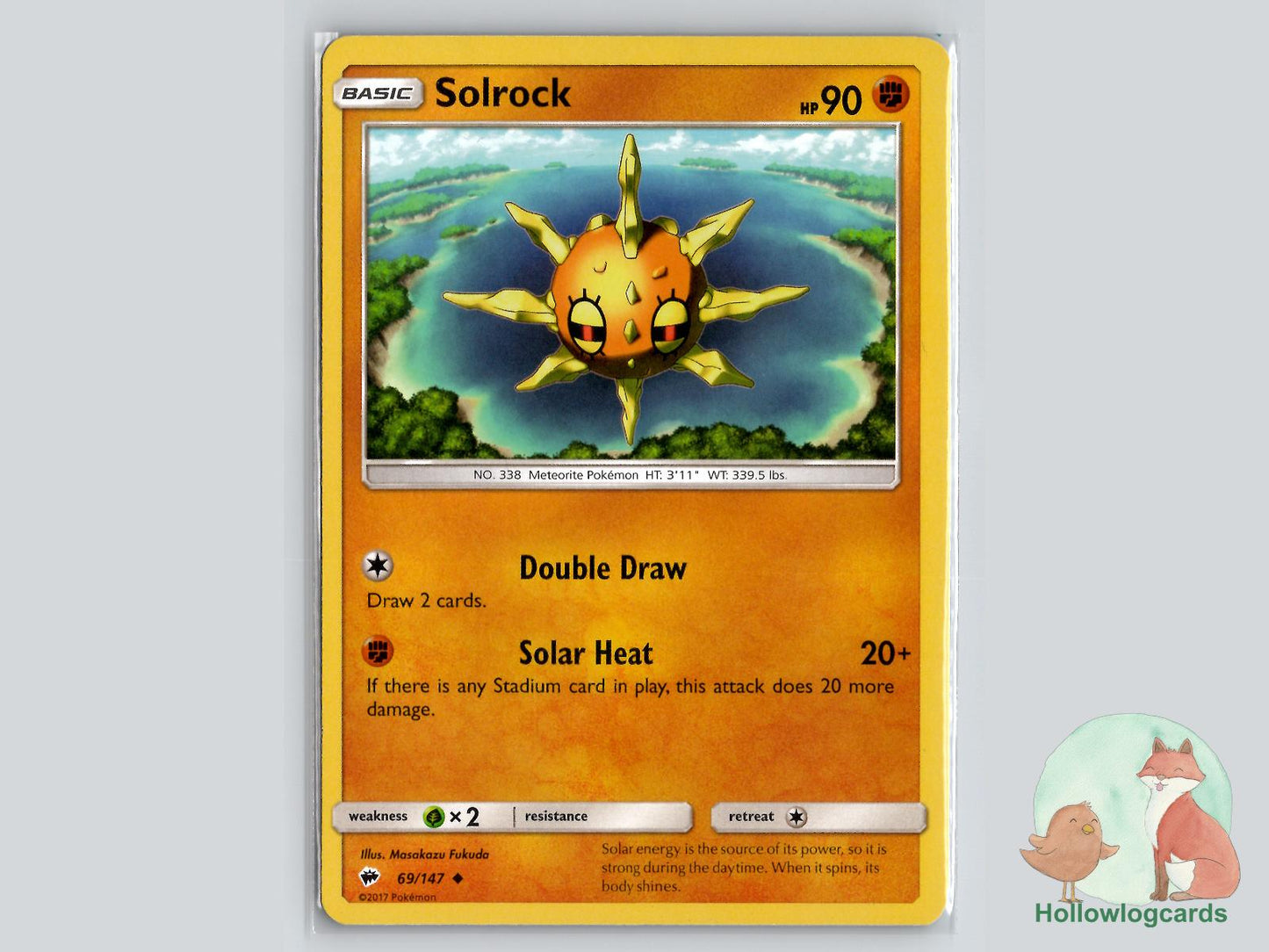 Solrock (69/147) - Burning Shadows Pokémon Card