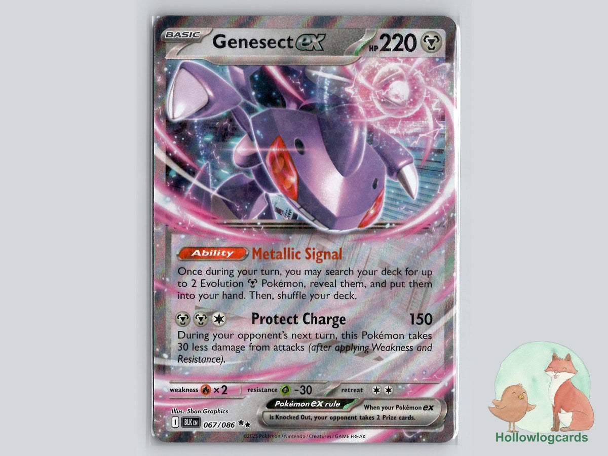 Genesect ex (067/086) - Black Bolt Pokémon Card