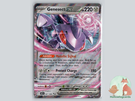 Genesect ex (067/086) - Black Bolt Pokémon Card