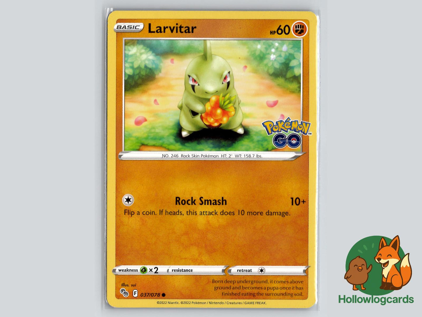 Larvitar (037/078) Pokémon Card