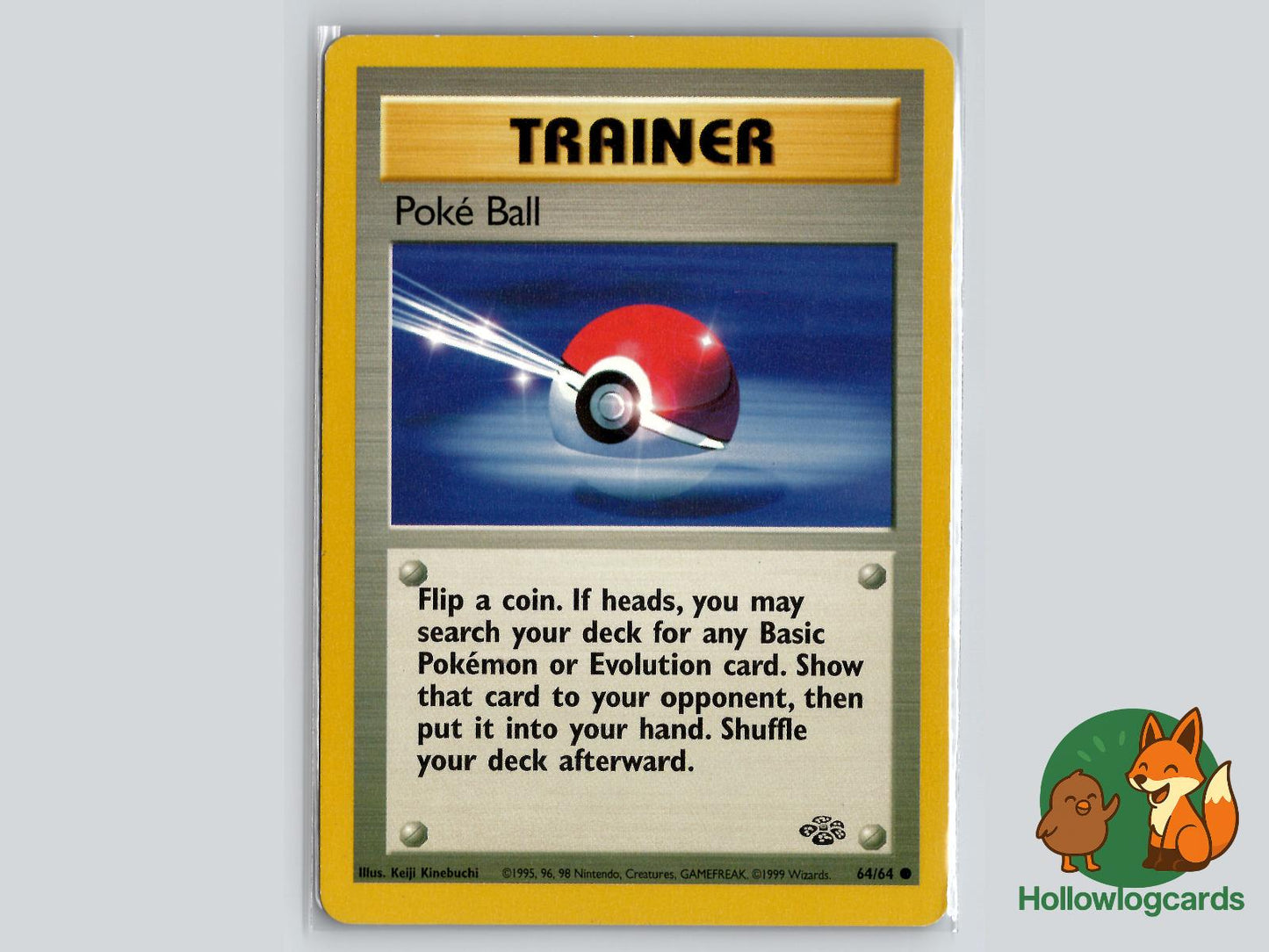 Poke Ball (64/64) - Jungle Pokémon Card