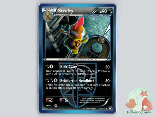 Scrafty (86/135) - Plasma Storm Pokémon Card