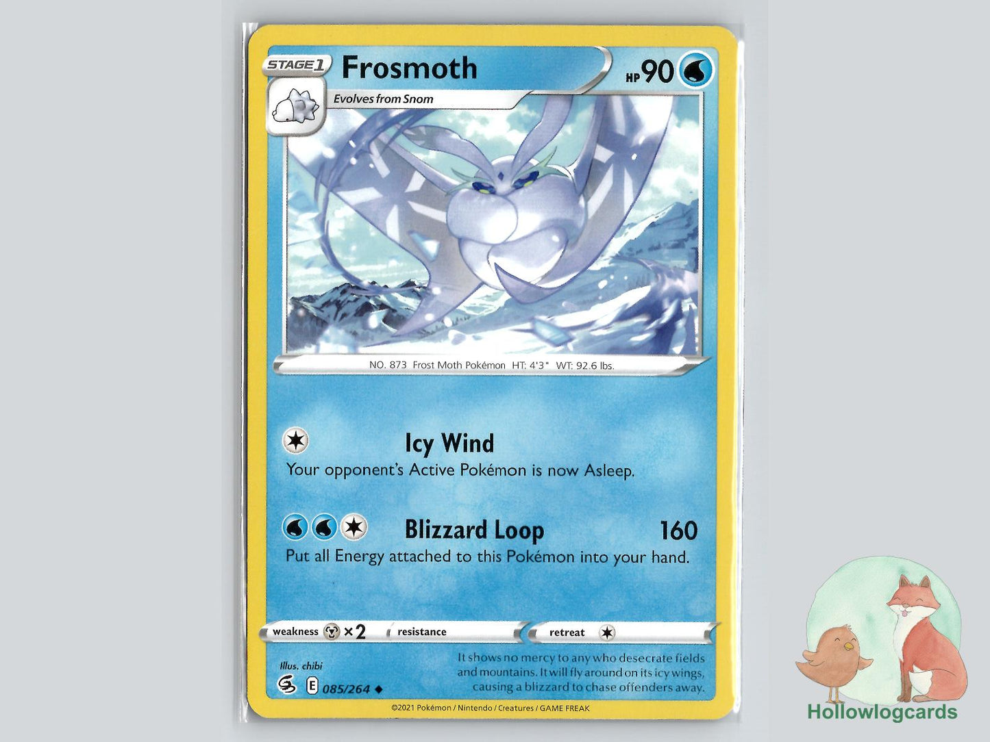 Frosmoth (085/264) - Fusion Strike Pokémon Card