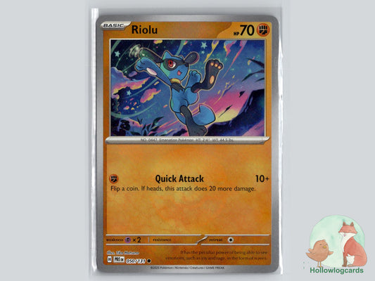 Riolu (050/131) - Prismatic Evolutions Pokémon Card