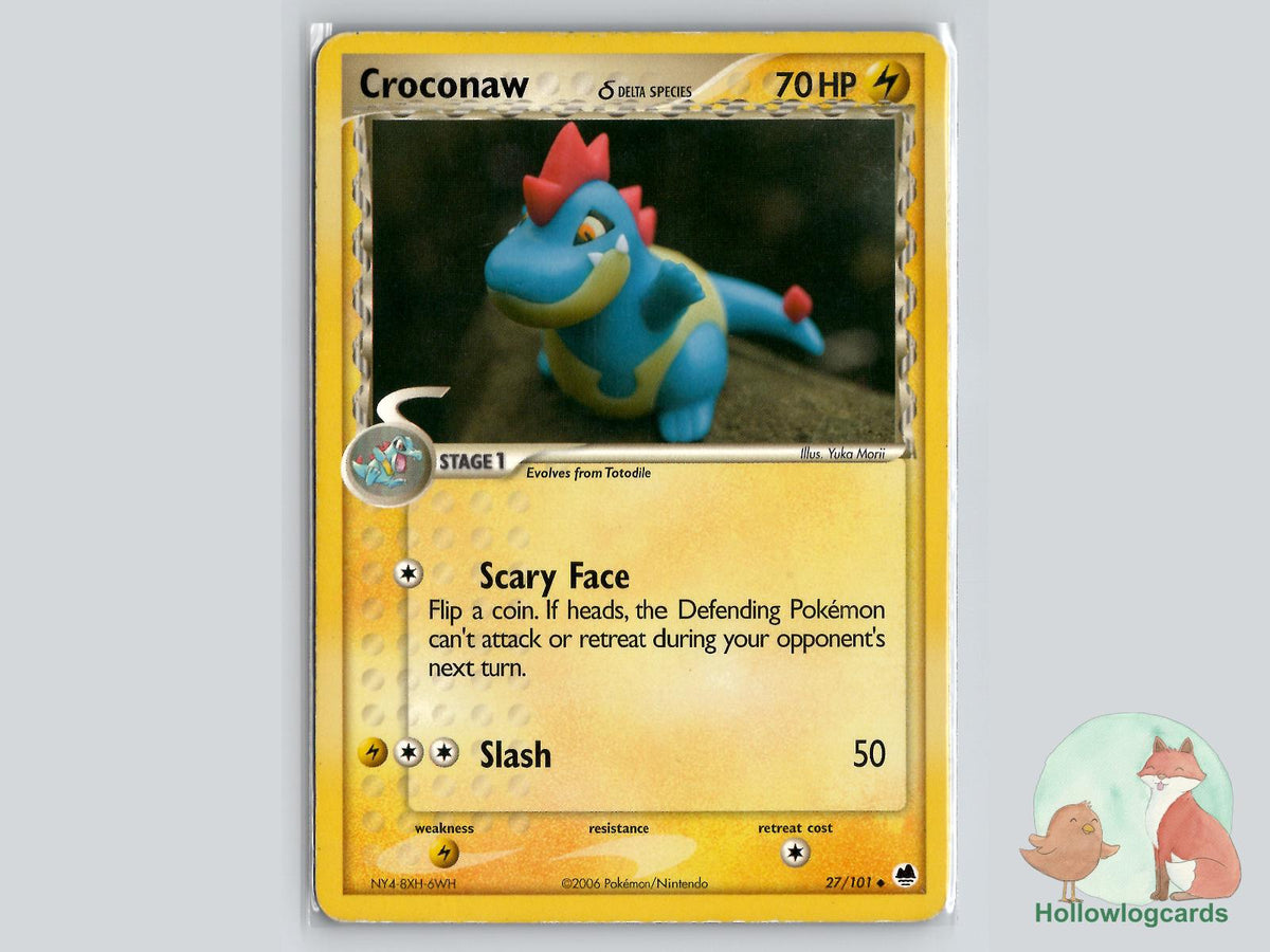 Croconaw (27/101) - Dragon Frontiers Pokémon Card