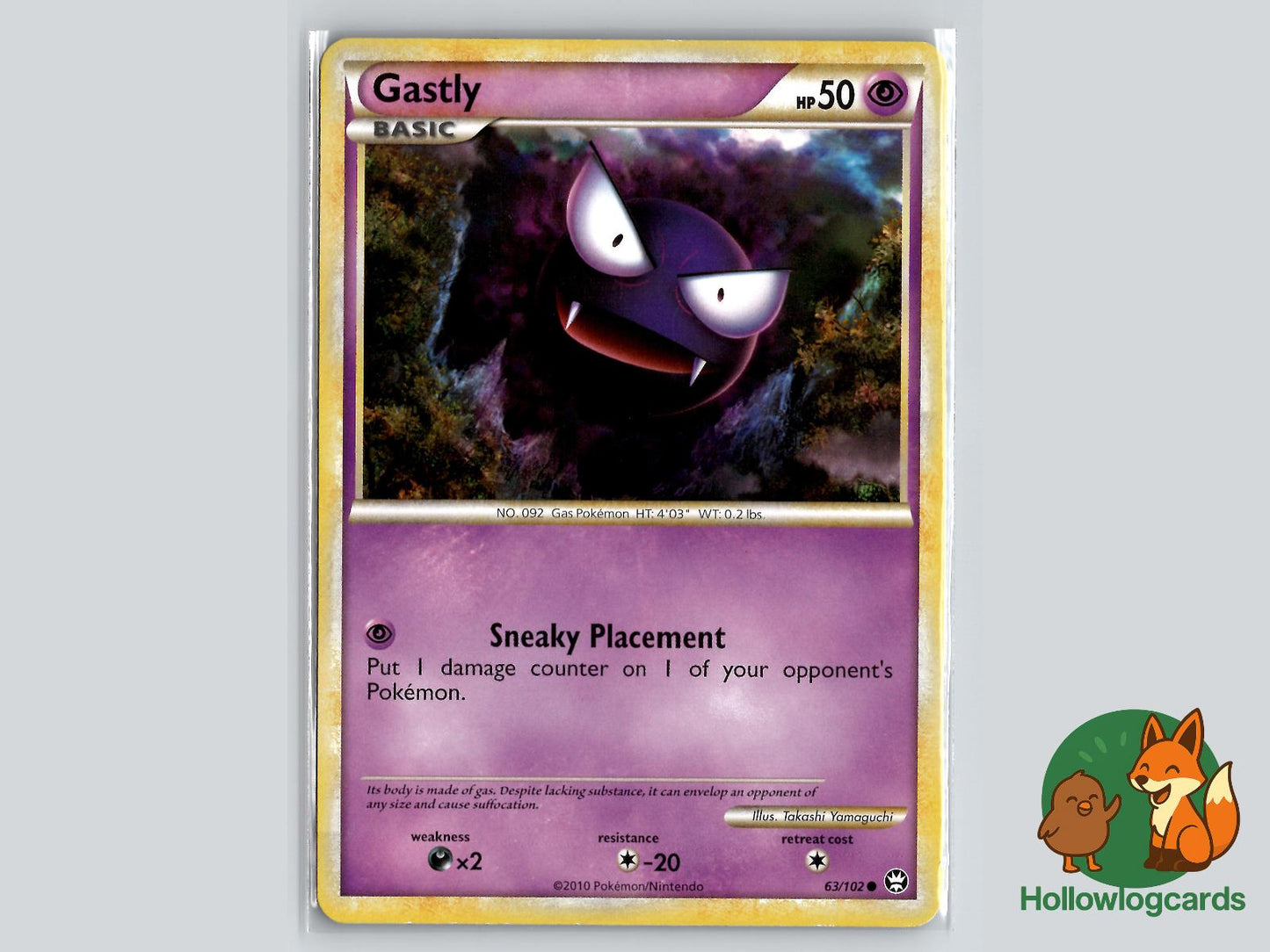 Gastly (63/102) - Triumphant Pokémon Card