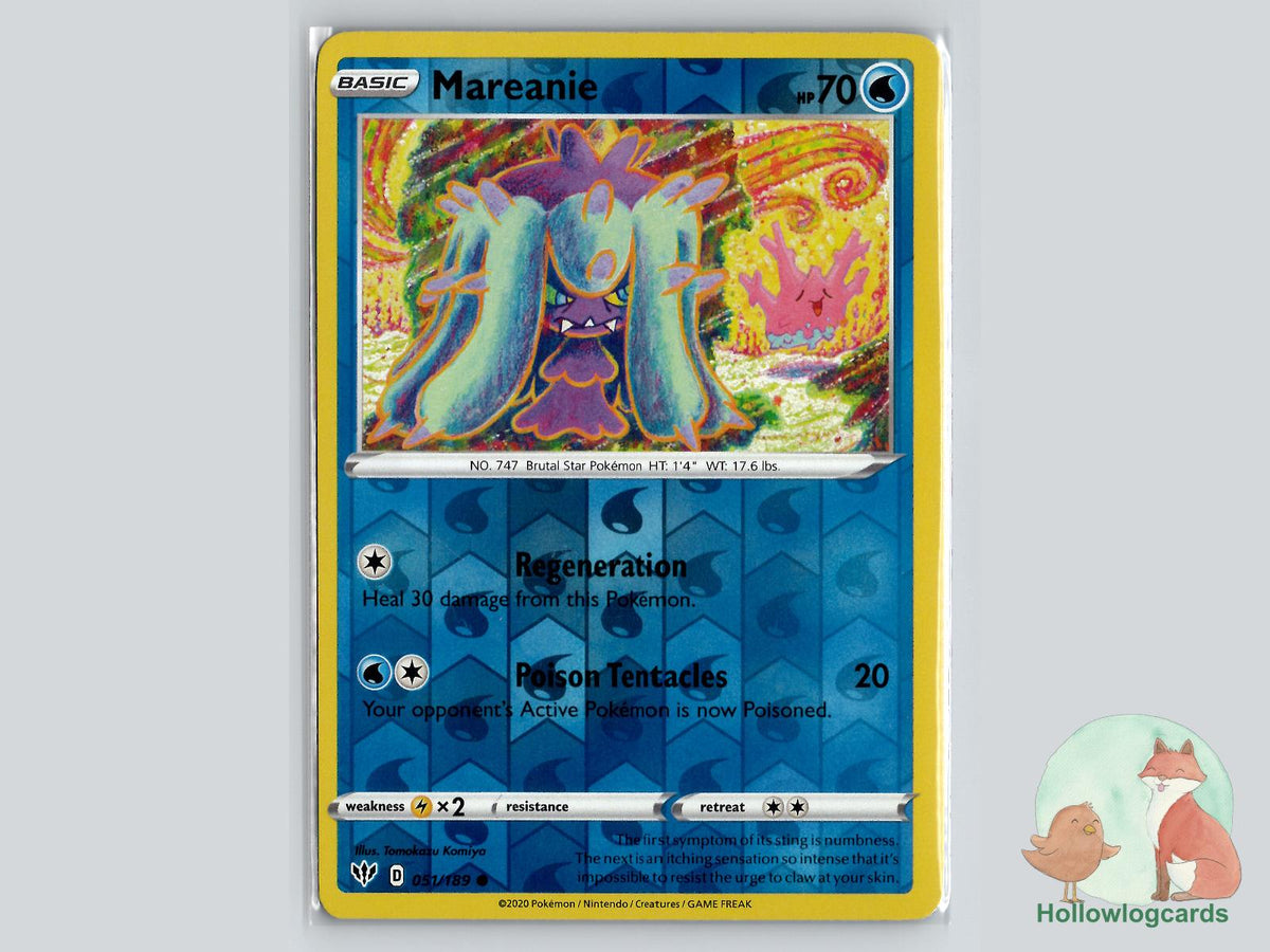 Mareanie (051/189) - Darkness Ablaze Pokémon Card