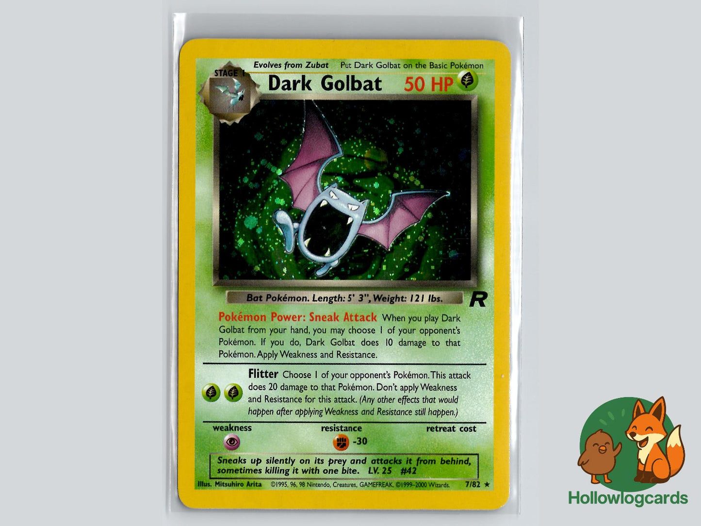 Dark Golbat (7/82) - Team Rocket Pokémon Card