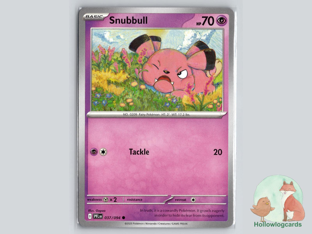 Snubbull (037/094) - Phantasmal Flames Pokémon Card