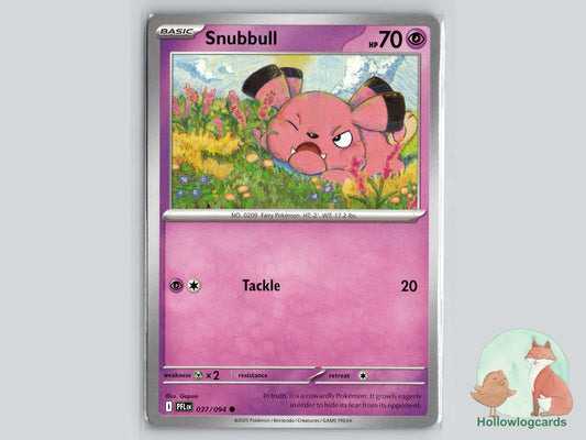 Snubbull (037/094) - Phantasmal Flames Pokémon Card