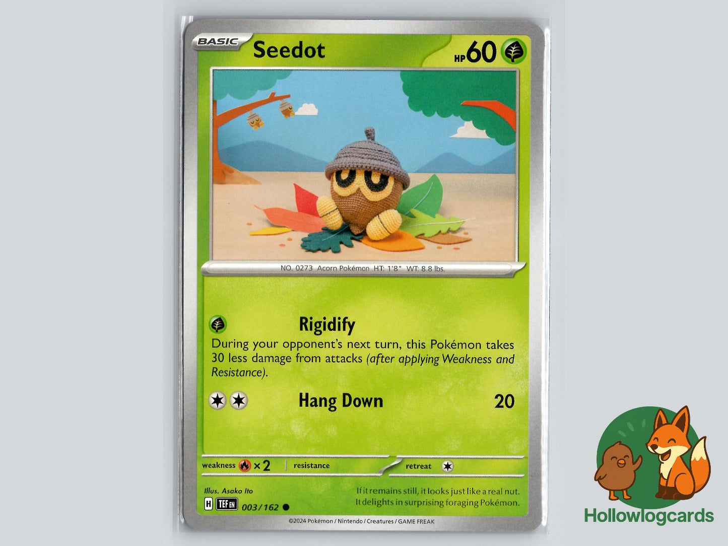 Seedot (003/162) - Temporal Forces Pokémon Card