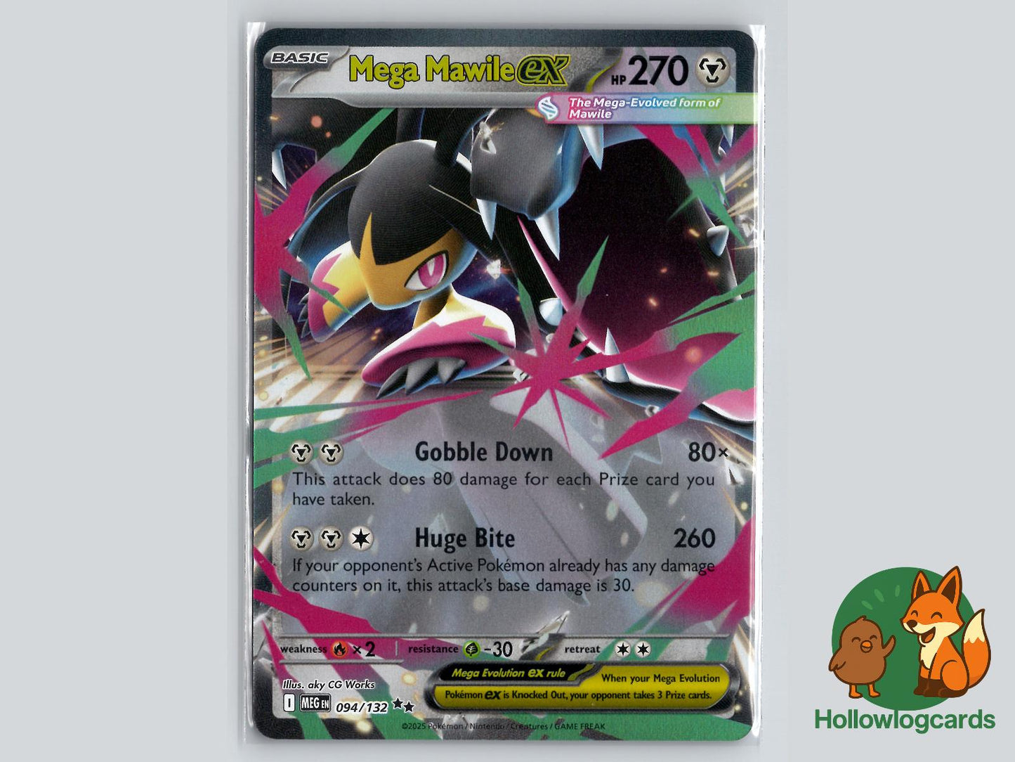 Mega Mawile ex (094/132) - Mega Evolution Pokémon Card
