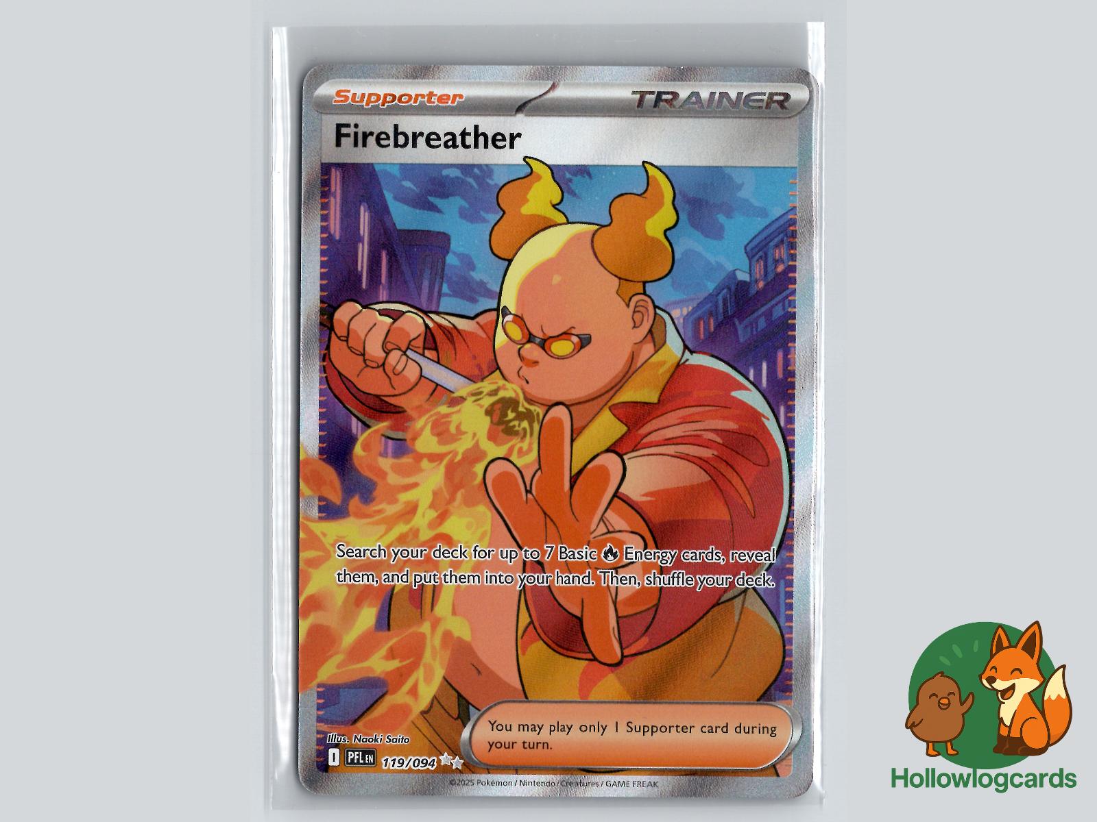 Firebreather (119/094) - Phantasmal Flames Pokémon Card
